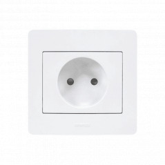Grounded socket outlet