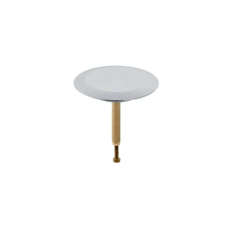 Badafvoerkraan, diameter 70 mm, glanzend chroom