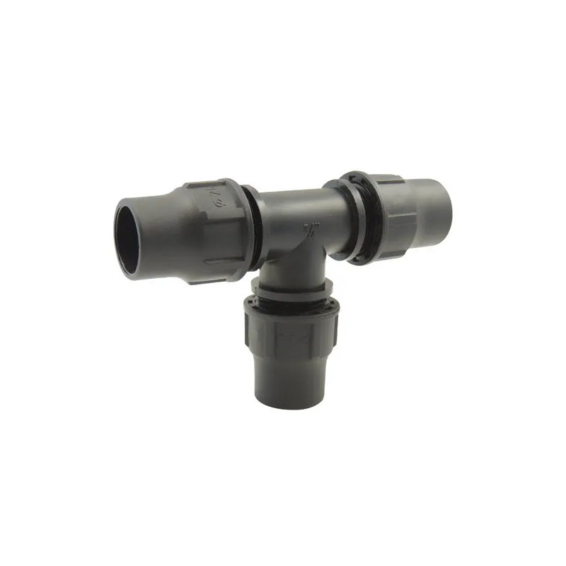 Equal quick tee for 16mm drip irrigation pipe