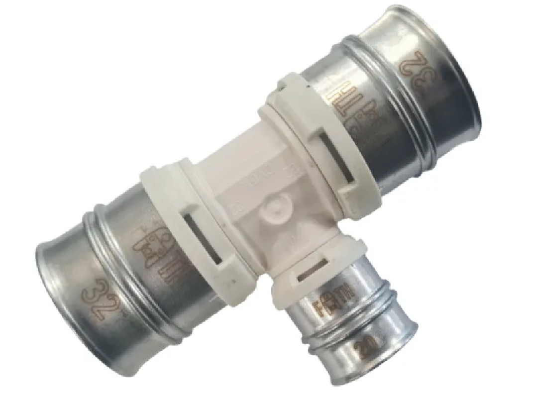 Meerlaags PPSU Radiaal gereduceerd T-stuk diameter 32 x 20 x 32 mm
