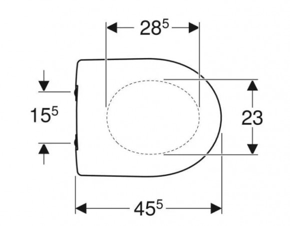 Sitzring Weiß Selles ROYAN, oder Allia Prima Rimfree, Prima 6, Prima Multi, Prima SH und SH Hochsitz Verlangsamte Absenkung S001