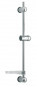 Doucheglijstang met een diameter van 18 mm en variabele hartafstand, inclusief zeepbakje, roestvrij staal en ABS