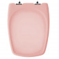 Toiletzitting SELLES Cheverny, gevlekt roze