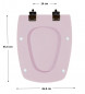 Toiletzitting SELLES Cheverny, gevlekt parma