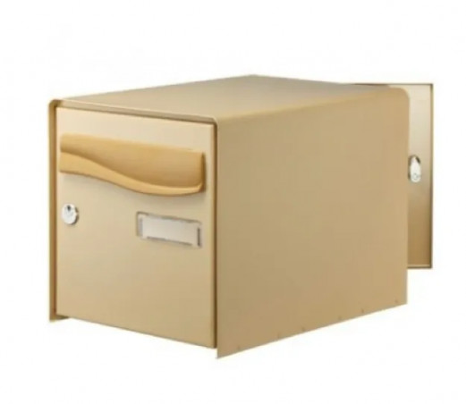 Missive mailbox, cylinder lock, 150x23 mm, green