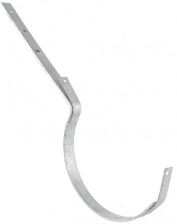 Gutter hook Montpellier deviation 33, 25 cm galvanized steel rod