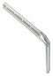 Cola de gancho 250 mm curvada, asta de fleje con nervadura, acero galvanizado Cola de gancho 250 mm curvada, asta de fleje con nervadura, acero galvanizado