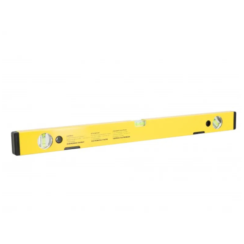 Zwaar aluminium profielniveau 600 mm, elastomeerbescherming