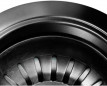 Sink drain without overflow, diameter 114.3 mm, black iron satin PVD Sink drain without overflow, diameter 114.3 mm, black iron satin PVD