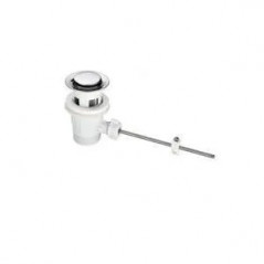 Piletta per lavabo in ottone cromato
