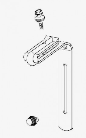 Alligator Tile Clamp, with bolts