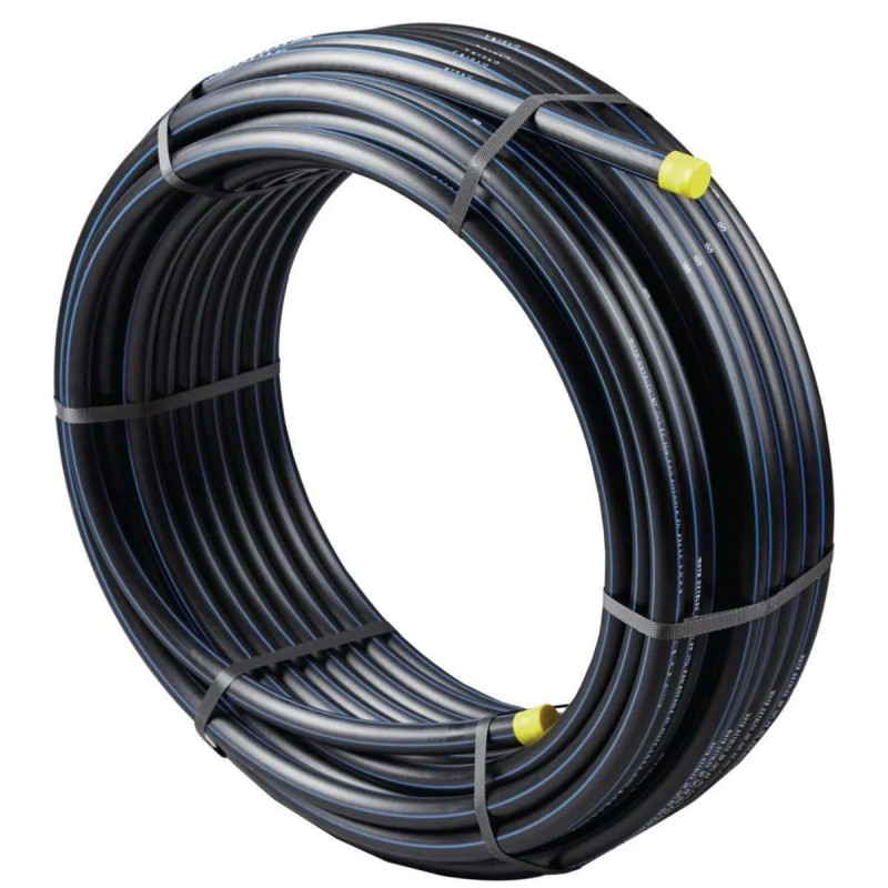 Polyethyleen Polybleu (PN20) drinkwater, diameter 25 mm, 100 m