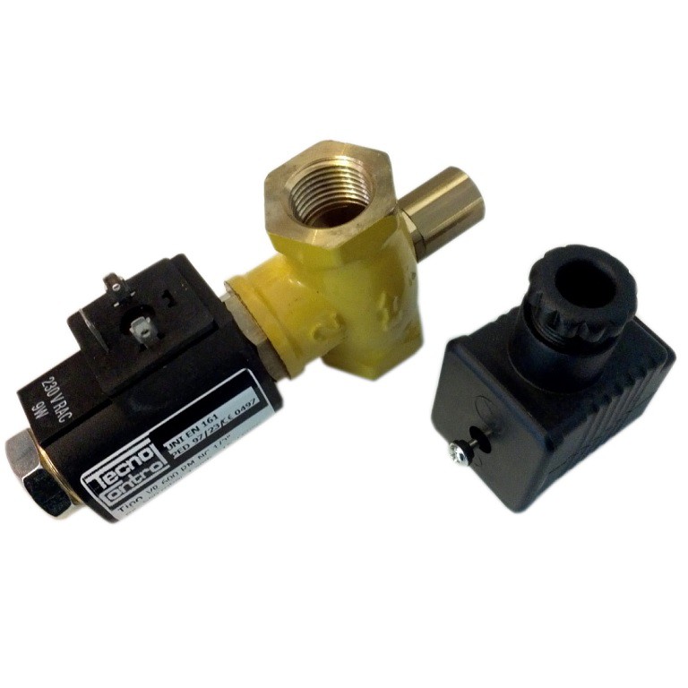 Solenoid valve, 15x21 - 220V (manual)