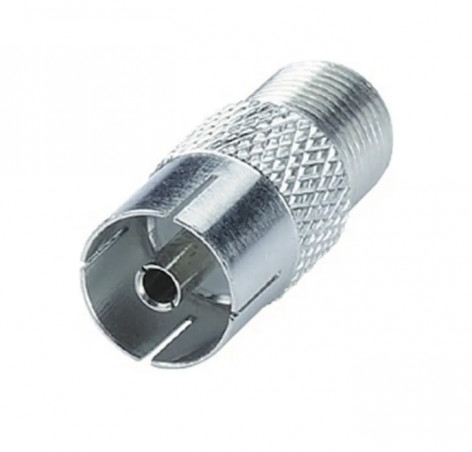 Adapter Satellitenstecker TV-Buchse, männlich 9,52 mm