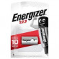 CR123, 3V lithium miniatuurbatterij.
