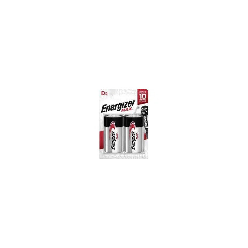 Batterij D LR20 1,5V Alkaline Max, set van 2 batterijen.