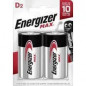Batterij D LR20 1,5V Alkaline Max, set van 2 batterijen.