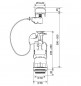 Universeel 3.6L mechanisme met dubbele stroming, kabelbediening