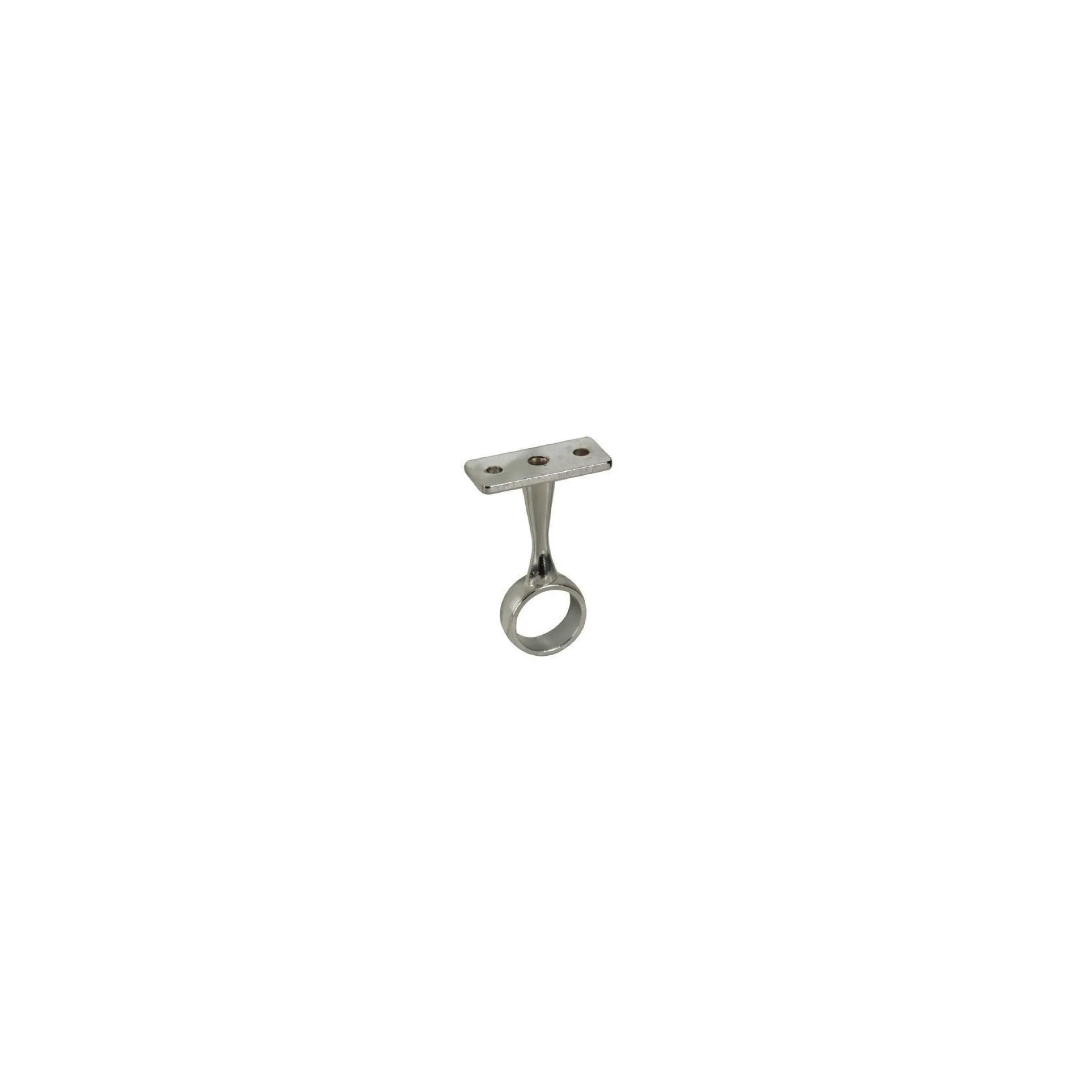 Supporto a soffitto rotondo per armadio, diametro 25, zama cromata