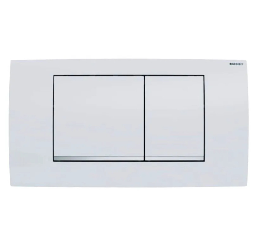 Geberit Twinline30 Betätigungsplatte 115899KN1 Platte Mattchrom Designstreifen Hochglanz Chrom