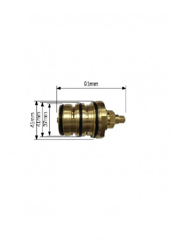 CT21030CAL Paini thermostatisch patroon.