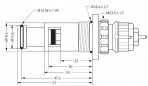 Thermostatisch regelelement TYPE DL voor Finimetal, De Dietrich