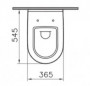 Aanpasbare witte zitting VITRA S50