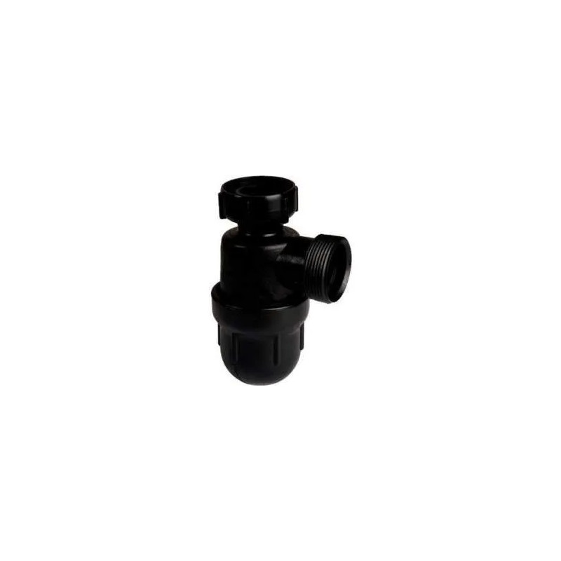 Laboratoriumhevel, lengte 180mm, inlaat 40x49mm, uitlaat 50mm, geen gas.