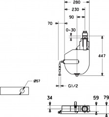 Automatic Roll Box reel for taps on throat