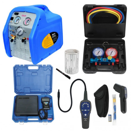 Pack outillage frigorifique attestation compatible tous fluides et R32 4 voies