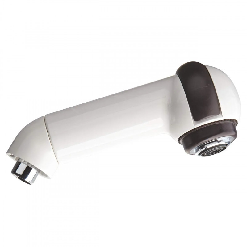 Witte uittrekbare kappersdouche.
