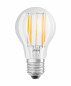 E27 standaard helder glazen LED lamp, 6,5W, koel wit.