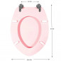 IDEAL STANDARD Ponti Z closetzitting, roze