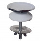 Gatafdekking voor wastafel of bidet, diameter 50 mm, steel 6 X 68