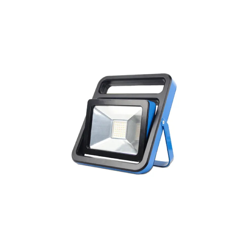50W LED schijnwerper, 4000 lumen, 2 stopcontacten en schakelaar