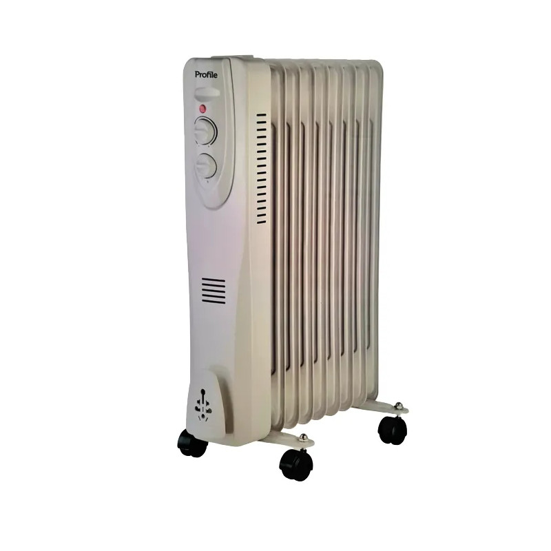 2000W oliebadradiator, 3 standen