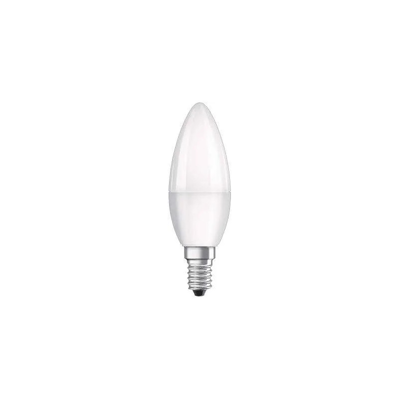 E14 LED matte gloeilamp, 4,9W, warm wit.