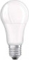 Standaard mat E27 LED lamp, 8,5W, koel wit, verpakking van 3 stuks.