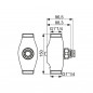 XL TC flash urinal with anti-siphonic device XL TC flash urinal with anti-siphonic device