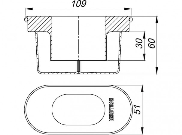 Desagüe antiolor para canal de ducha plano CERALINE