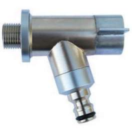 1/4 turn valve, all chrome, M.15x21, integrated quick nose. - Boutte - Référence fabricant : 0182909
