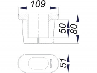 Geruchsbindender Siphon für CeraLine Duschrinne ab 2009