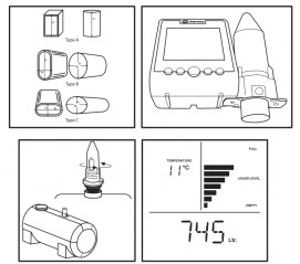 Alarm, gauge and control for TANKALERT "ECO OIL" oil tanks