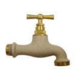 Two-coloured watering tap Sand, 15x21/20x27 - Boutte - Référence fabricant : 0182916
