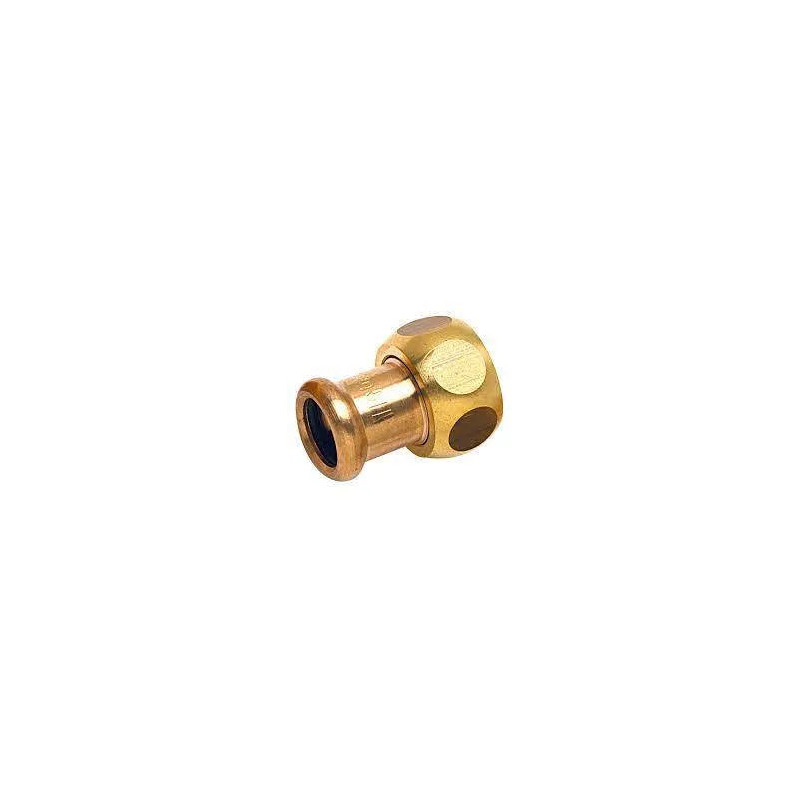 Tweedelige wartel 20x27 om te krimpen op koper met een diameter van 12 mm.