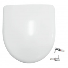 Toiletbril Geberit Renova met vertraagde sluiting, bevestiging bovenin centerafstand 22.3 cm