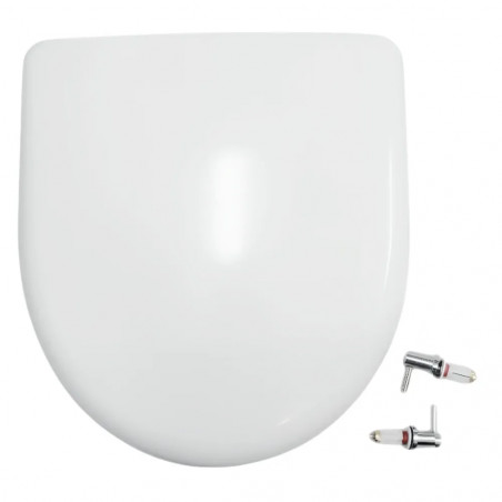 Copriwater Geberit Renova con discesa rallentata, fissaggio superiore interasse 22.3 cm