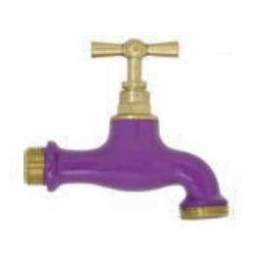 Two-coloured watering tap Violet, 15x21/20x27 - Boutte - Référence fabricant : 0184651