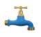 robinet-d-arrosage-bicolore-bleu-15x21-20x27 - Boutte - Référence fabricant : BOURO0182954
