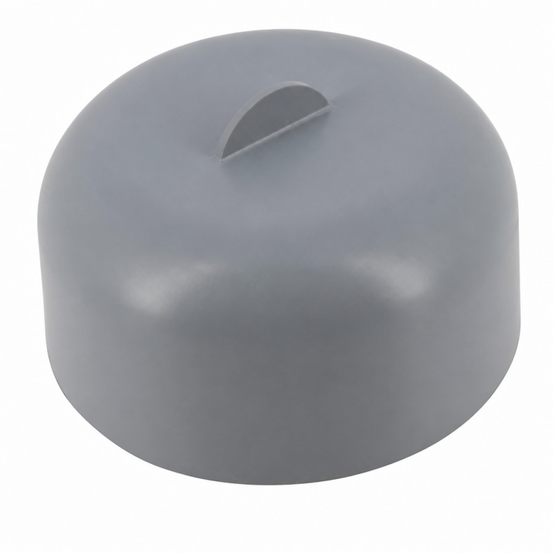 Kap voor afvoerplug sifon NICOLL en lage goot, wit PVC